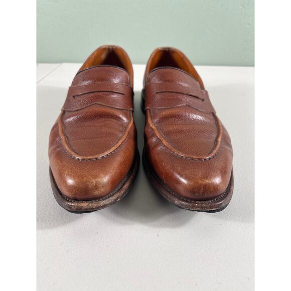 Allen Edmonds Randolph Penny Loafer Shoes Men's Size 11D Brown Leather Slip-On* - Picture 5 of 10